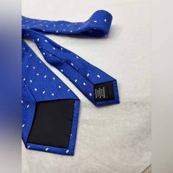 Stafford Mens Formal Necktie 58"Lx3.25"W Navy Neck Tie - Picture 4 of 5